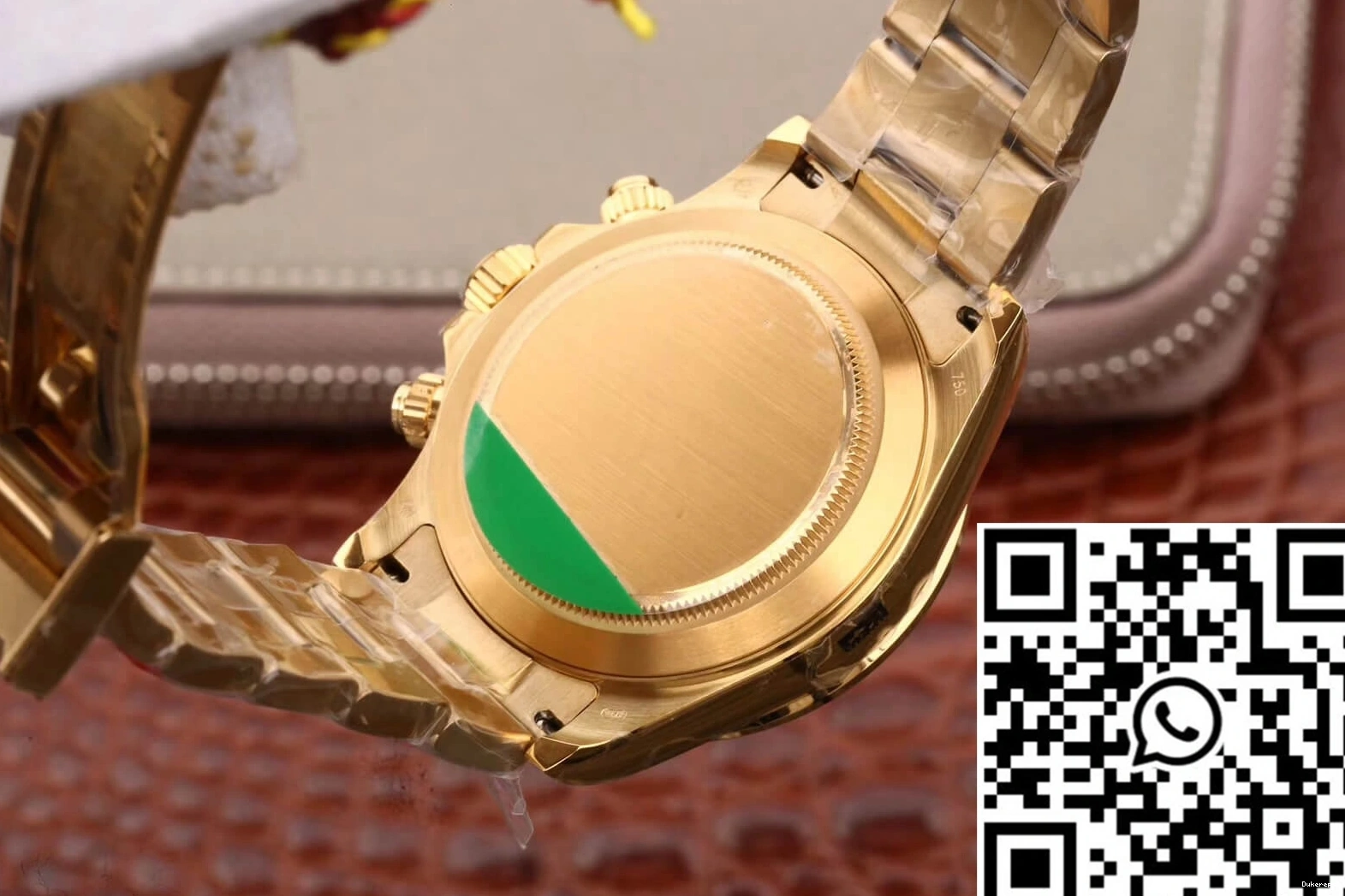 Black Cosmograph Daytona Gold Rolex Factory M116508-0004 JH Yellow Dial 0126